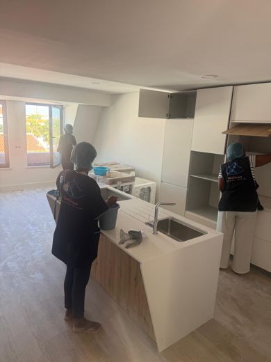 Trabalho de limpeza da GeoLimpa